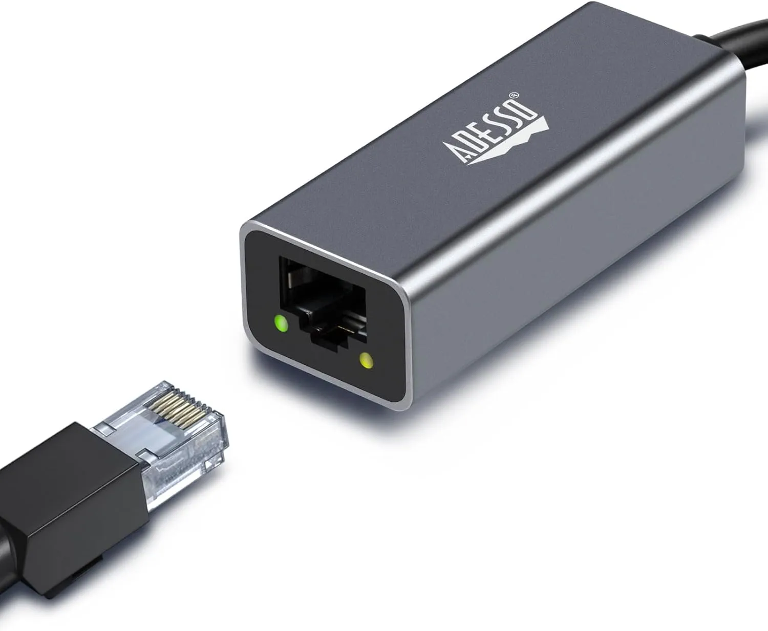 AUH-5000 USB-C to Ethernet Network Adapter - Gigabit Speed, Aluminum Alloy Case, LED Indicator, Plug & Play