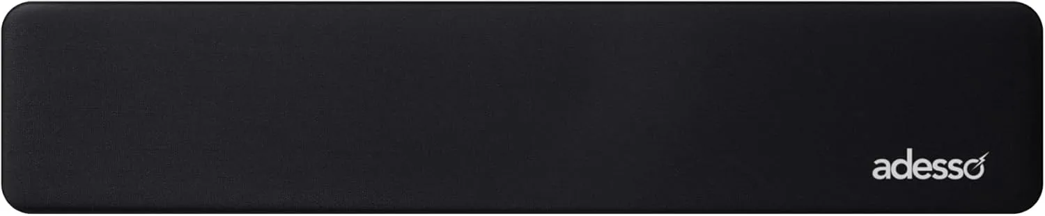 ADESSO Keyboard Wrist Rest Ergonomic Memory Foam Support Pad for Office Gaming