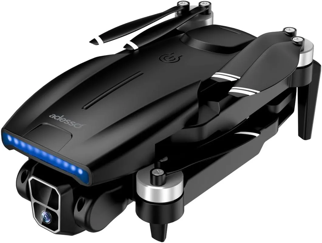 Adesso CyberDrone X2 Remote Controlled Drone with 1080P Camera Lightweight Portable 80 Meter Range Dual App and Remote