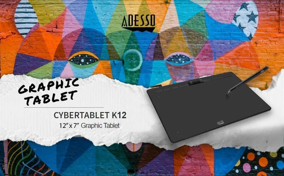 ADESSO Cybertablet Graphic Drawing Tablet