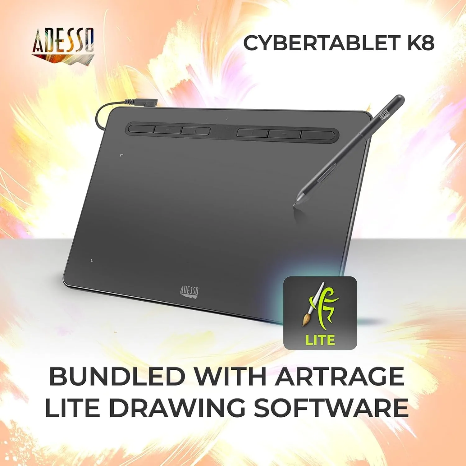 ADESSO Cybertablet Graphic Drawing Tablet