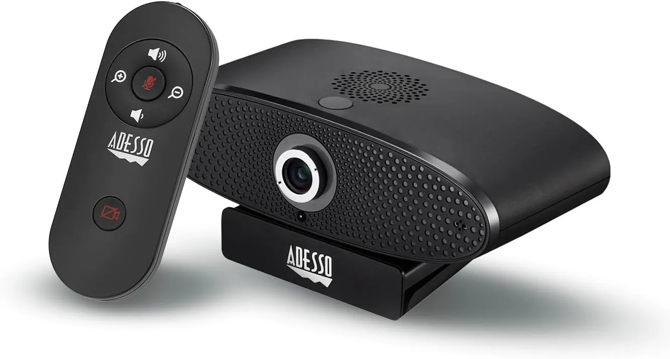 4K Webcam for Conference and Meeting Room, PC and Laptop with Remote Control Ultra HD Boardroom Camera with 8MP CMOS Sensor