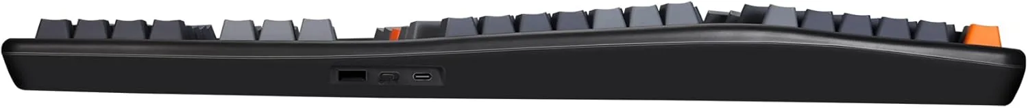 ADESSO EasyTouch 1500 Ergonomic Mechanical Keyboard - Cherry Red, RGB, Wired/Wireless/Bluetooth, VIA Programmable, Copilot AI Hotkey
