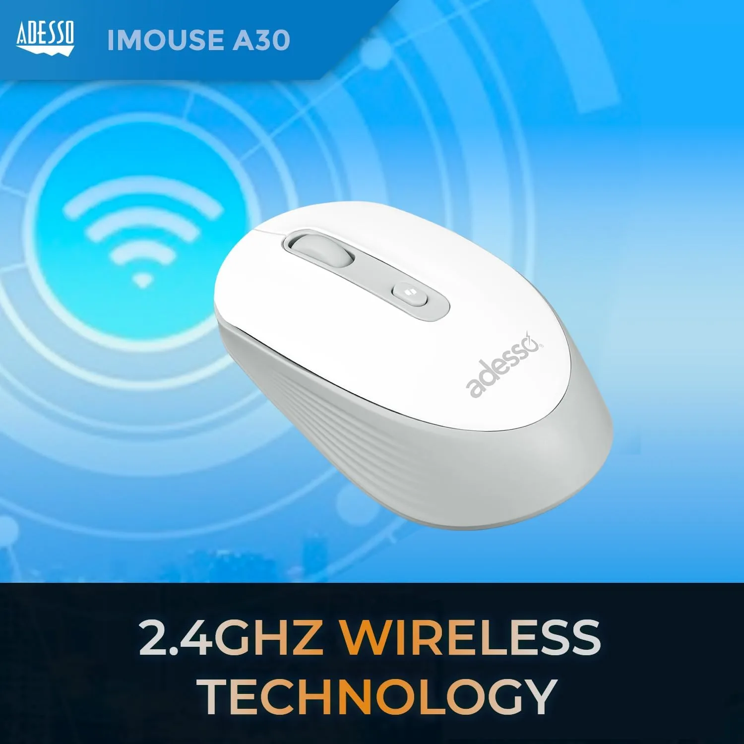 ADESSO iMouse A30 Wireless Mouse with AI Copilot Button