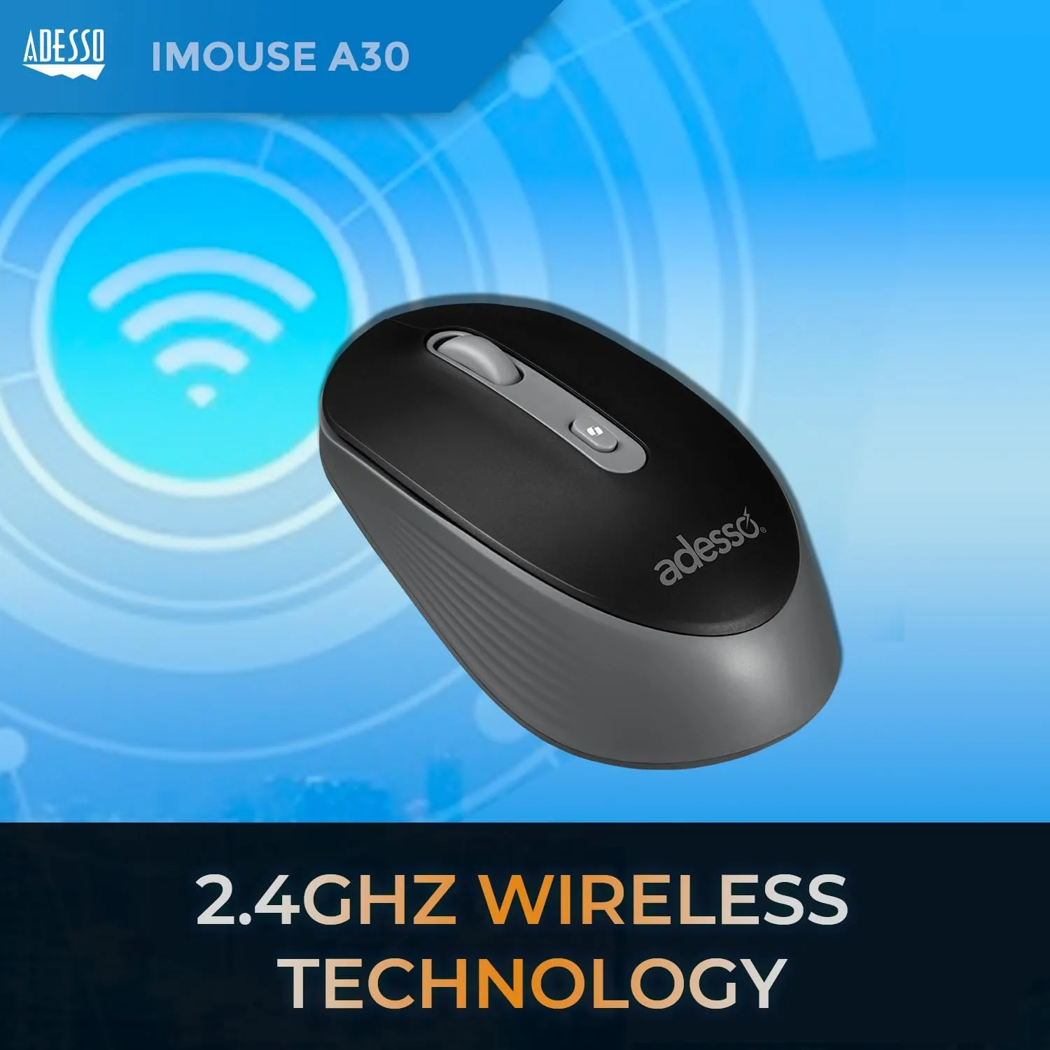 ADESSO iMouse A30 Wireless Mouse with AI Copilot Button