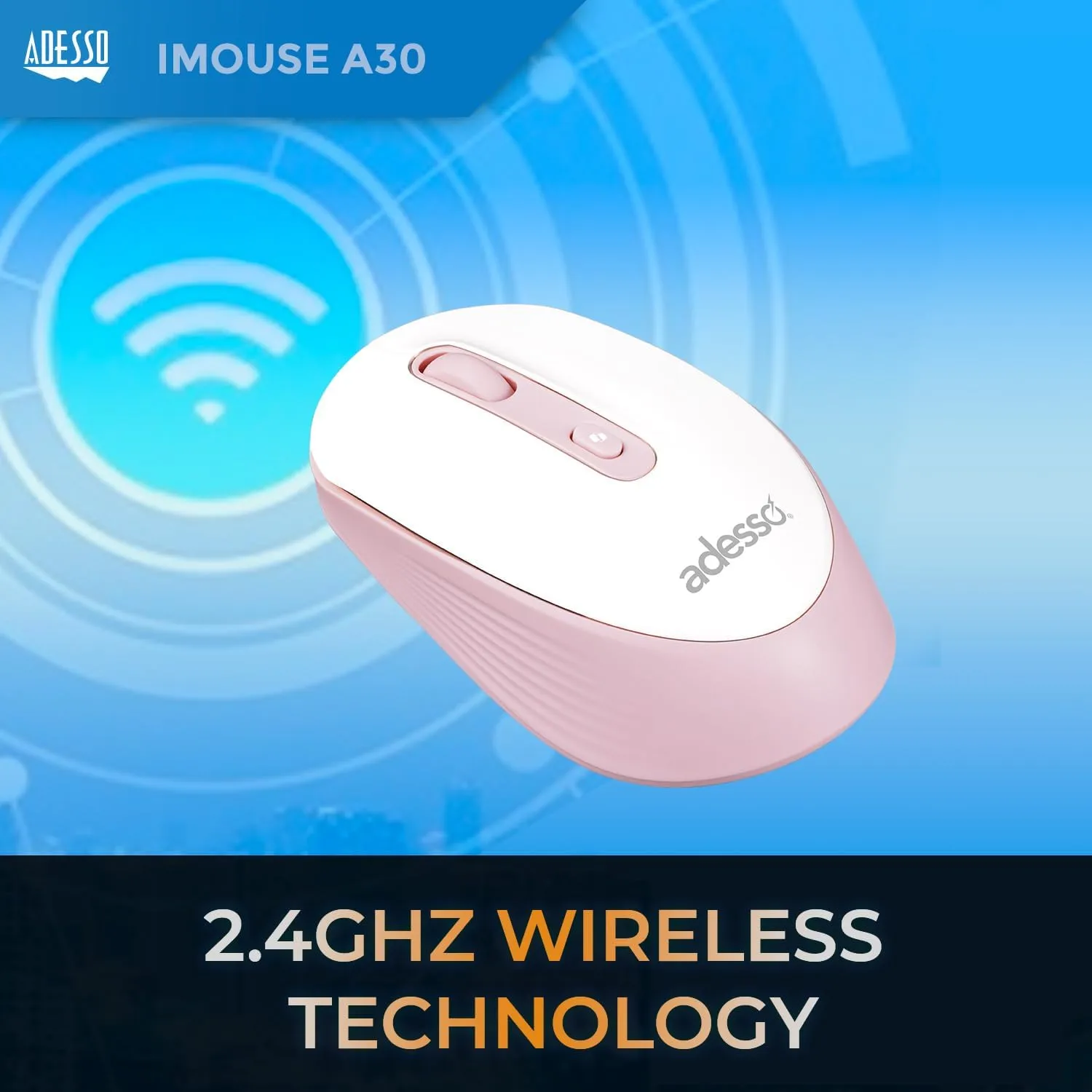 ADESSO iMouse A30 Wireless Mouse with AI Copilot Button