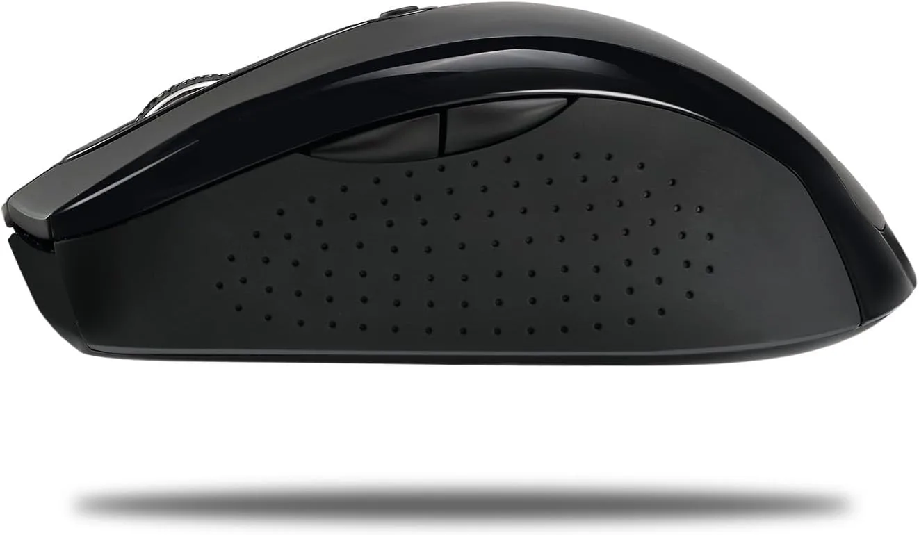 iMouse M20B - Wireless Ergonomic Optical Mouse, Black