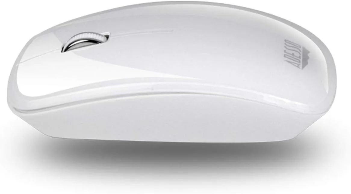 Adesso iMouse M300 Bluetooth Wireless Optical Mouse, Glossy White, AEOIMOUSEM300W