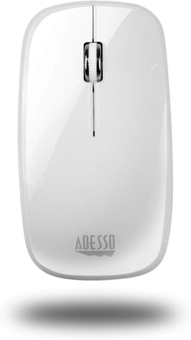 Adesso iMouse M300 Bluetooth Wireless Optical Mouse, Glossy White, AEOIMOUSEM300W