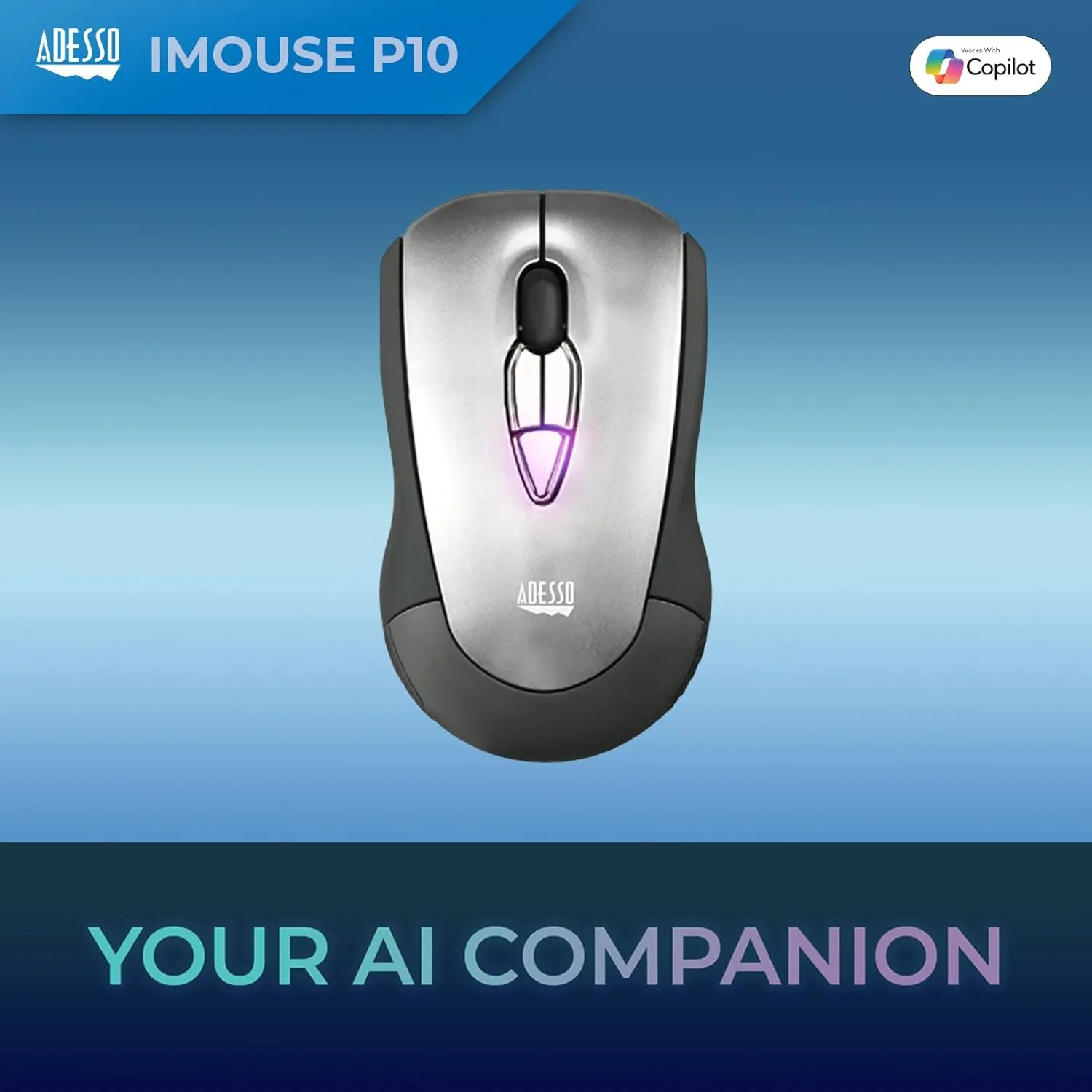 Wireless Air Mouse Mobile iMouse P10 Presentation Remote, Laser Pointer