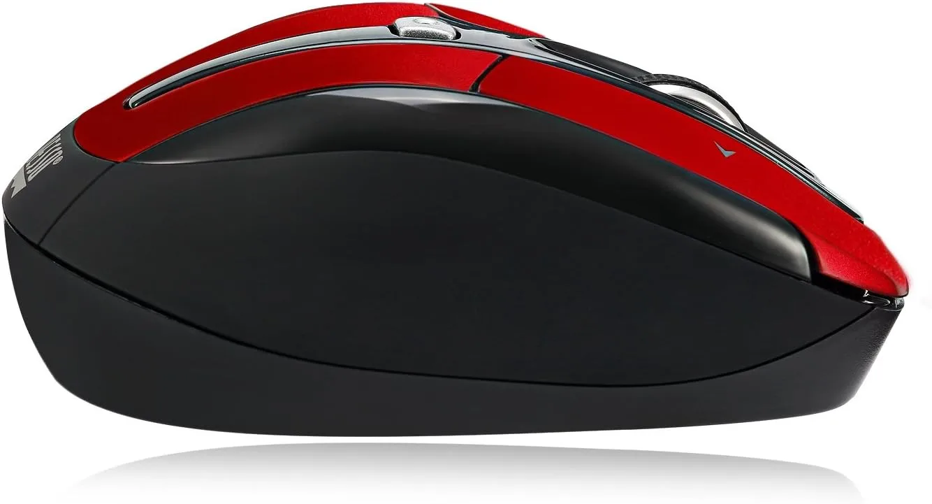 ADESSO iMouse S60 Wireless Optical Mouse with 2.4 GHz RF, Programmable Driver, Tilt-Wheel Scrolling