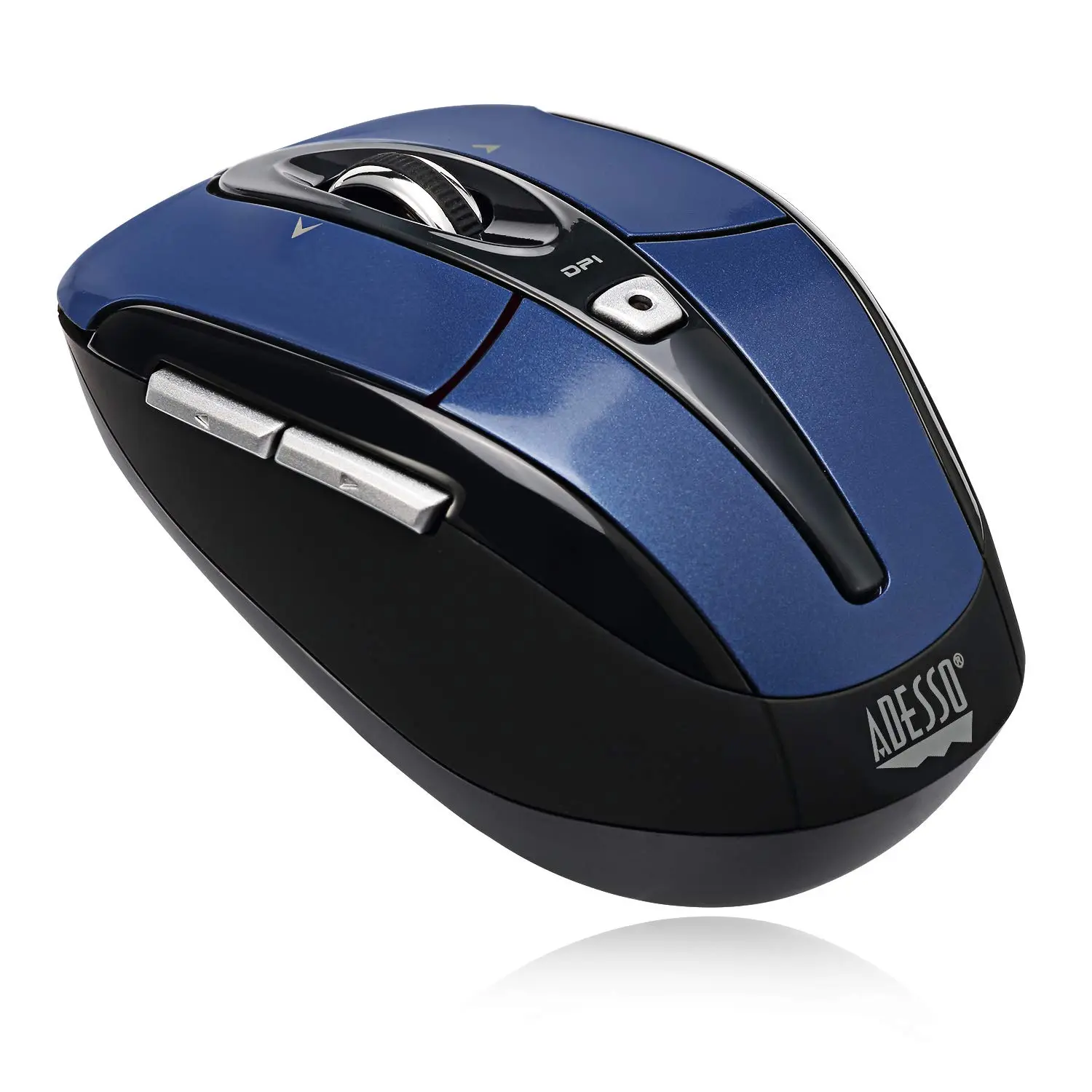 ADESSO iMouse S60 Wireless Optical Mouse with 2.4 GHz RF, Programmable Driver, Tilt-Wheel Scrolling