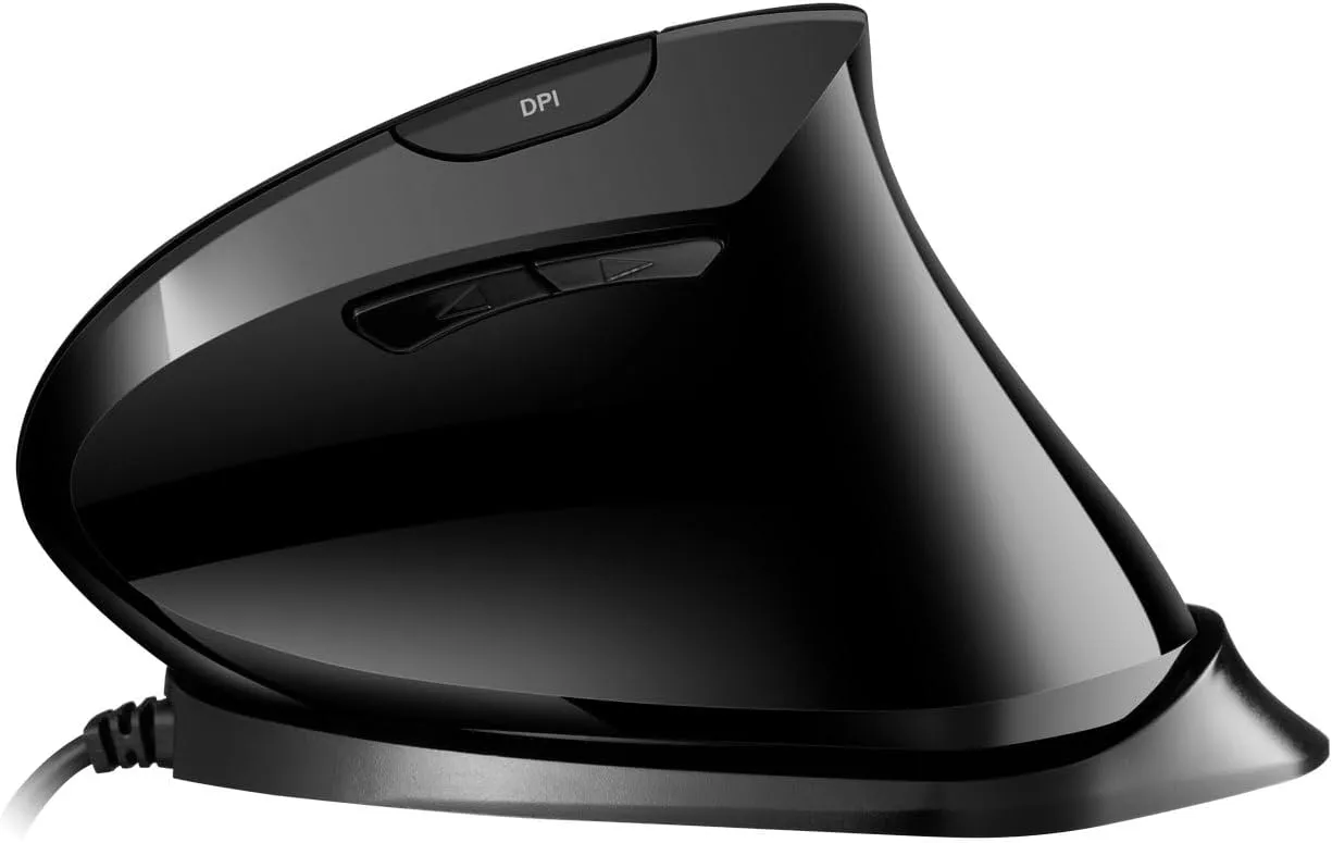 iMouse V3-TAA USB Adjustable Wrist Angle Vertical Ergonomic Mouse Made in Taiwan (TAA Compliant)