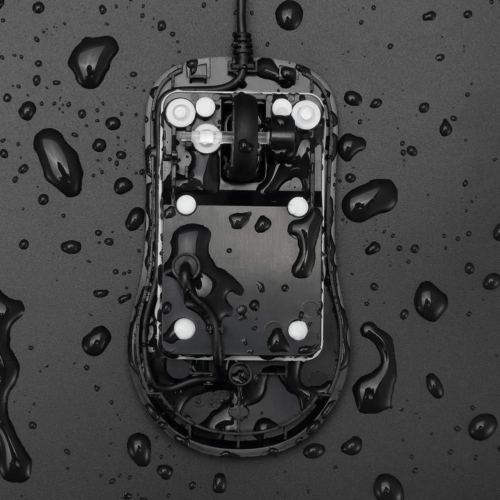 iMouse W4 Waterproof Wired Optical Mouse 1000 DPI USB Computer Mouse for Windows Mac IP66 Water Resistant Design