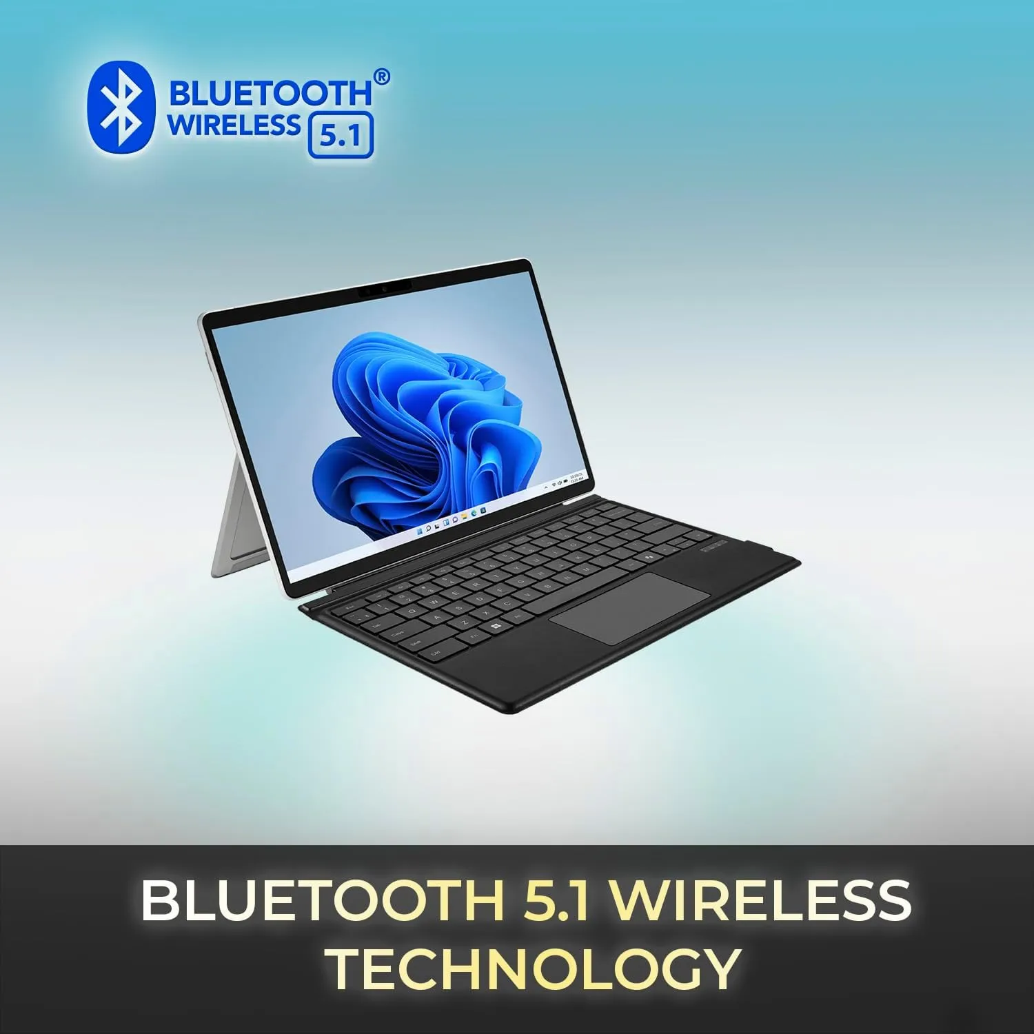 ADESSO Surface Pro Case with Bluetooth Keyboard & Touchpad - WKB-7030