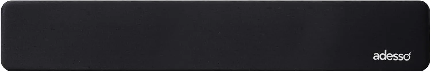 ADESSO Keyboard Wrist Rest Ergonomic Memory Foam Support Pad for Office Gaming