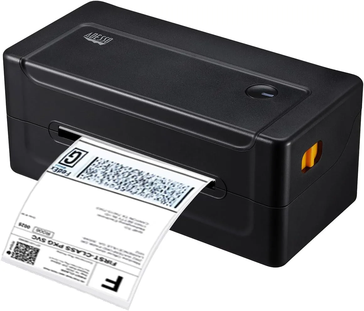 NuPrint 400 USB Thermal Label Printer – 4" (101mm) Thermal Paper, Label Printing, 1D & 2D Barcode Printing