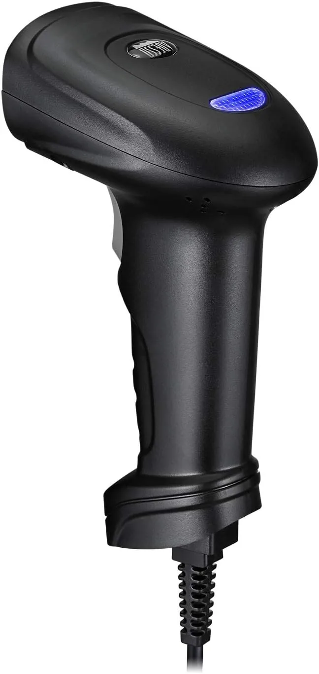 Adesso NuScan 1600U 1D Handheld CCD Barcode Scanner (USB) - Cable Connectivity - 300 scan/s - 16in Scan Distance