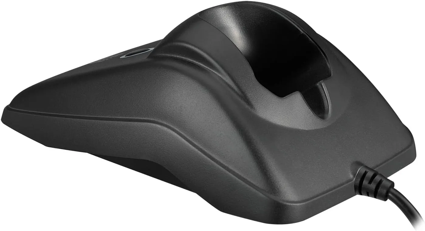 Adesso NuScan 2500 2D Barcode Scanner Wireless Bluetooth & 2.4GHz Handheld Bar Code Reader with Charging Cradle for POS