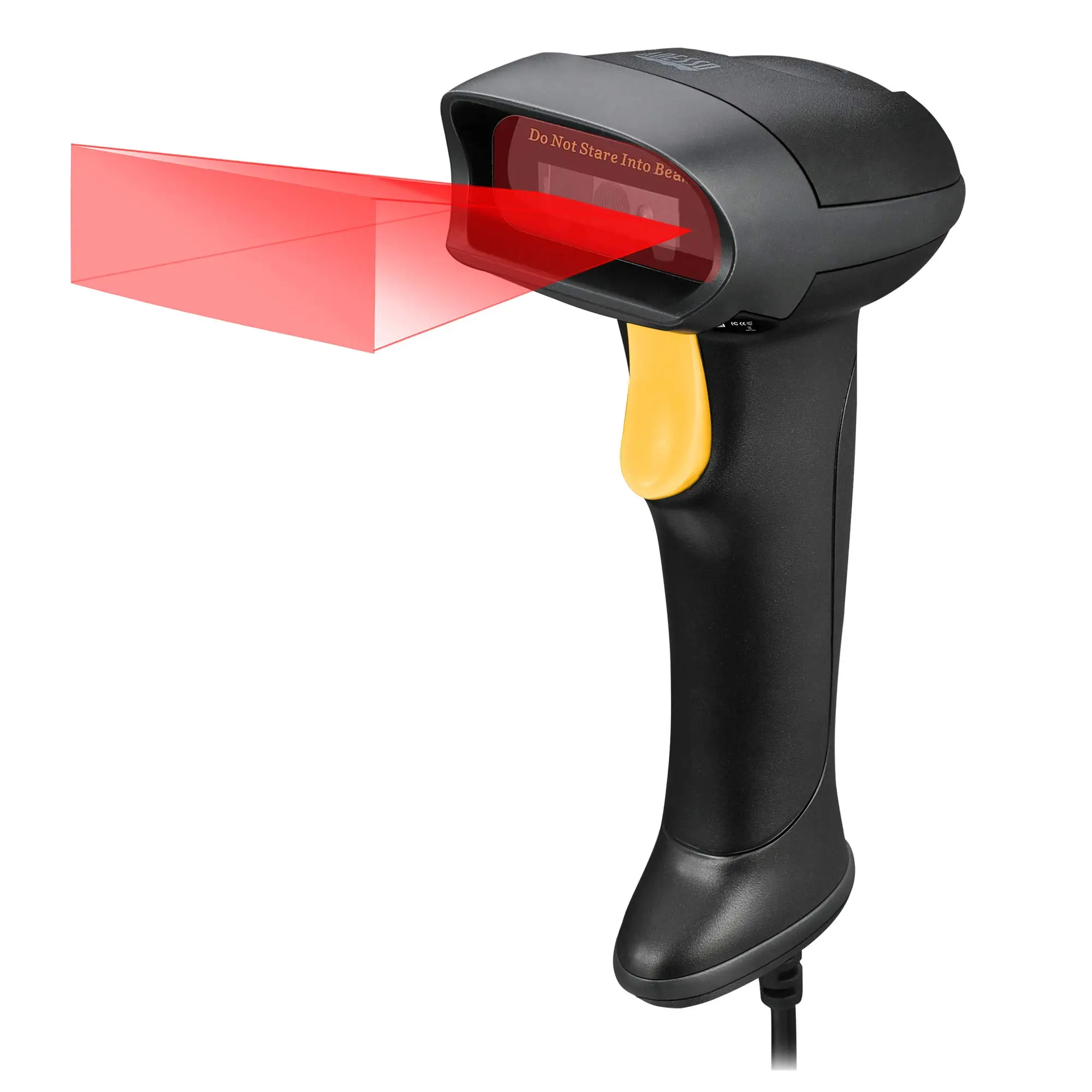 Adesso NuScan 2500TU Spill Resistant Antimicrobial 2D Barcode Scanner - Cable Connectivity - 12in Scan Distance