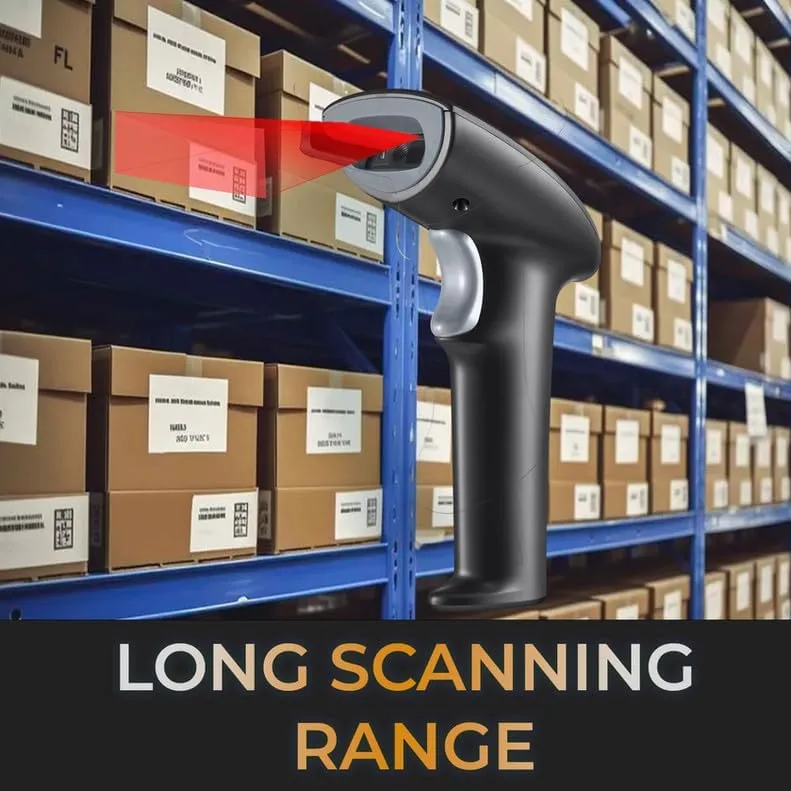 Adesso NuScan 2900 2D Barcode Scanner - Bluetooth, 2.4GHz & USB