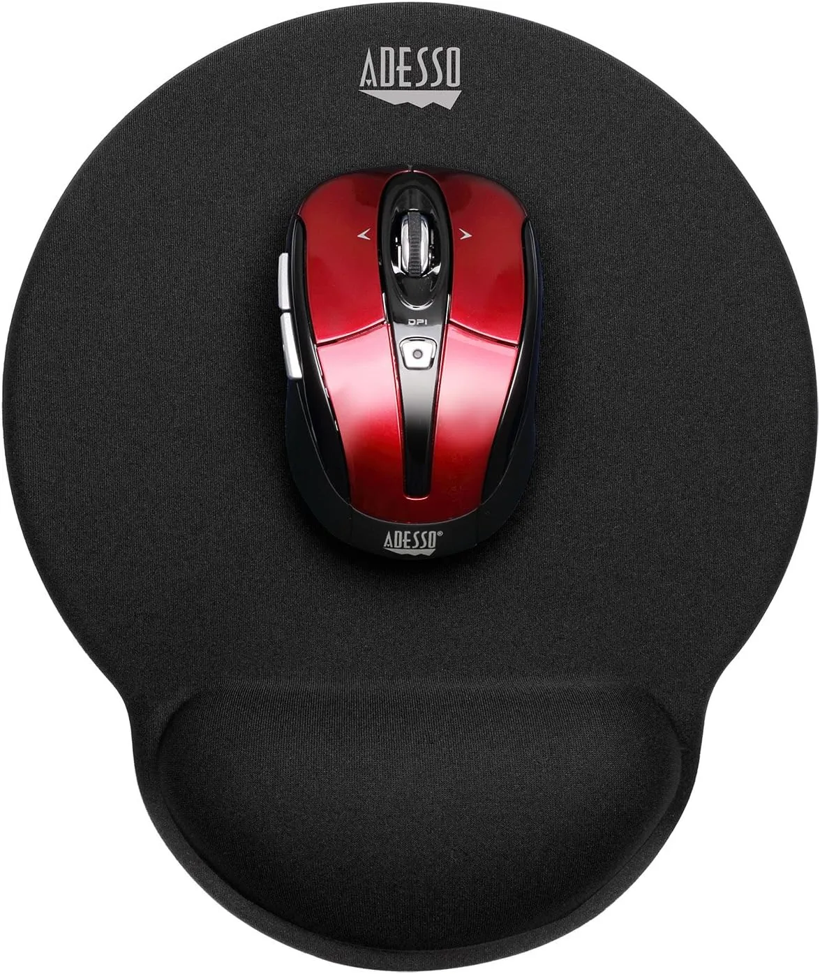Adesso TruForm P200 Truform Memory Foam Mouse Pad with Ergonomic Wrist Rest Anti -Slip Design