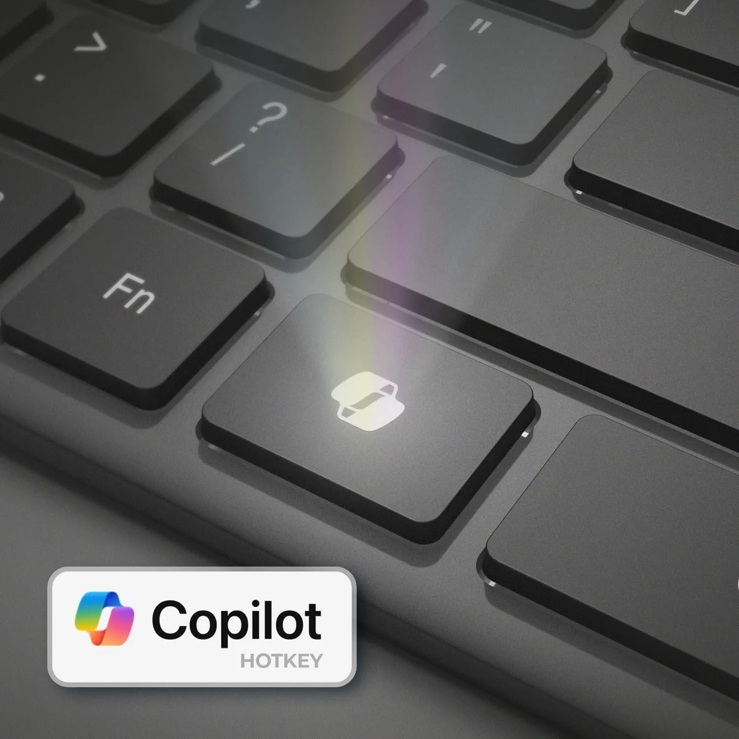 Wireless Scissor Switch Keyboard and Mouse Combo with Copilot AI Hotkey - Multi-OS Compatible for Mac, Quiet Switches