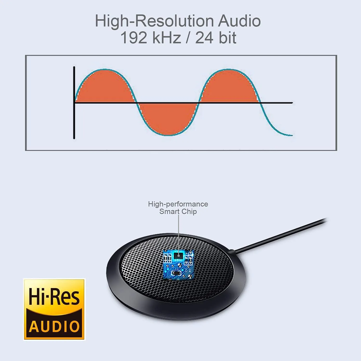 Xtream M3 - USB Omnidirectional Tabletop Conference Microphone with 360° Pickup