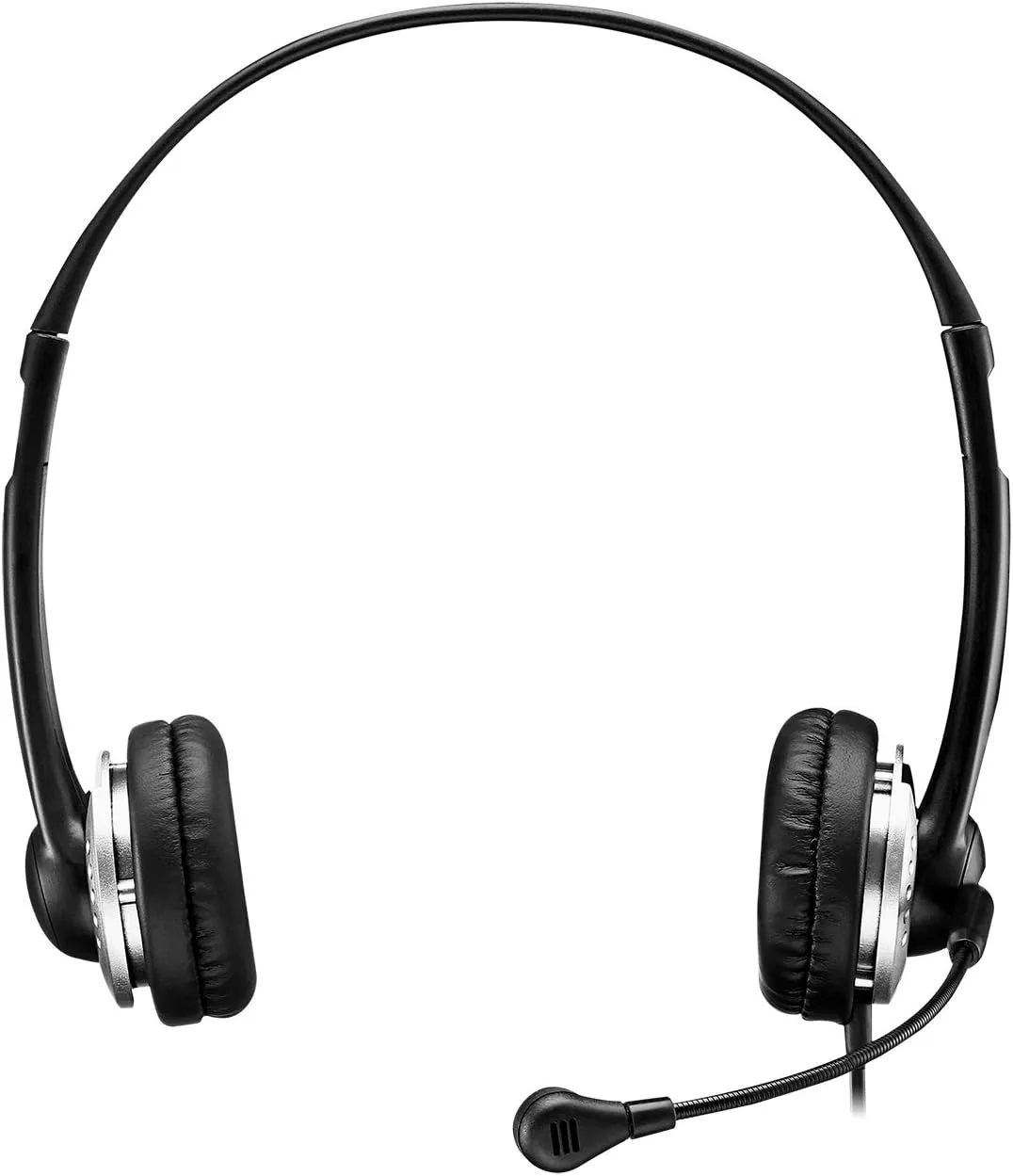 Xtream P2 USB Wired Multimedia Headset with Noise-Canceling Microphone, Binaural Over The Head, Black