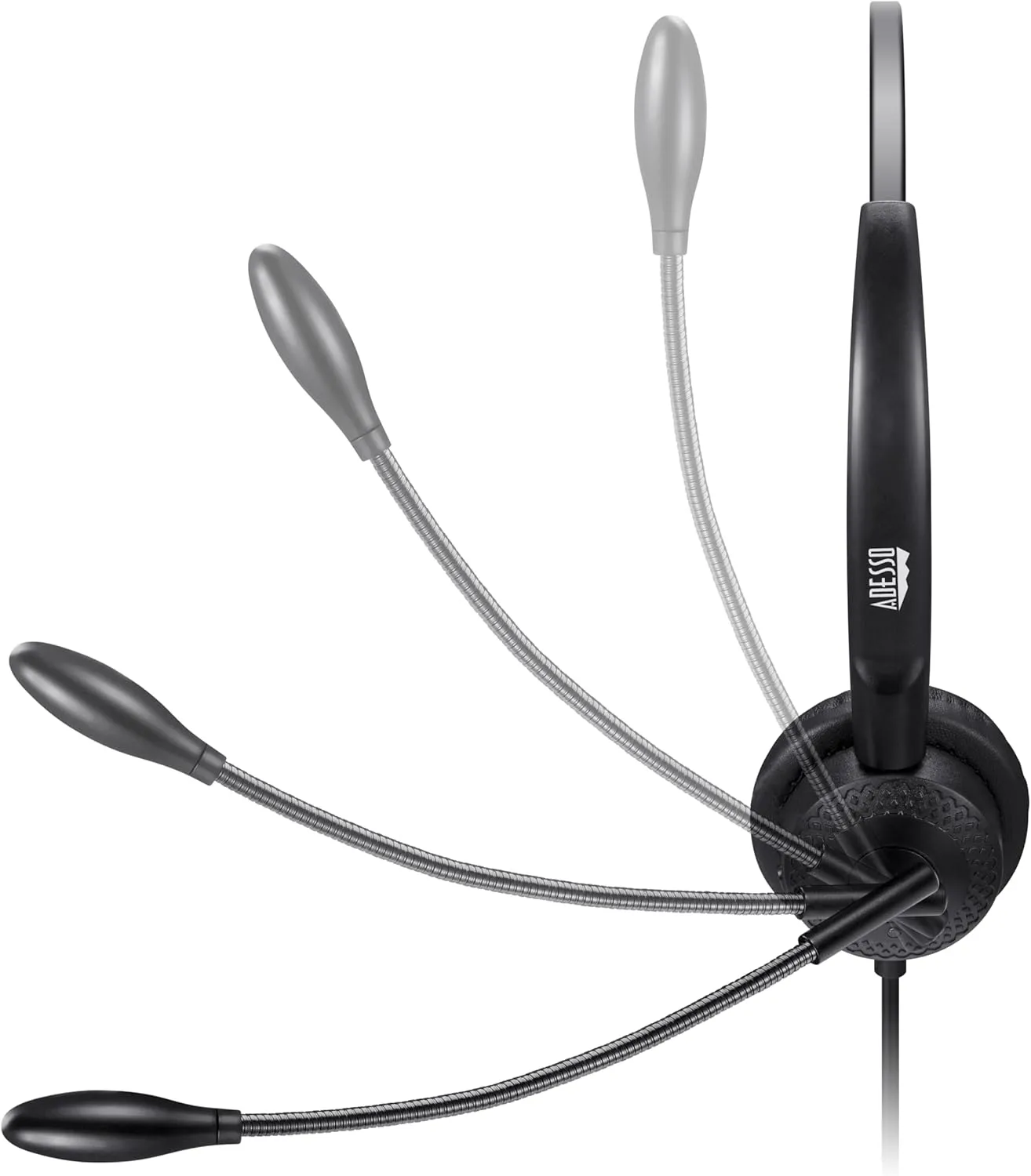 ADESSO Xtream P4 USB C Headset with Microphone TAA Compliant Made in Taiwan Dual Connector Business Communication Headset