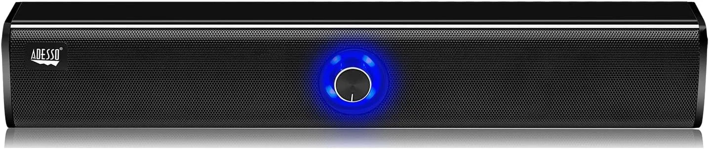 Adesso Xtream S6 Bluetooth & AUX Sound Bar Speaker 10W x 2