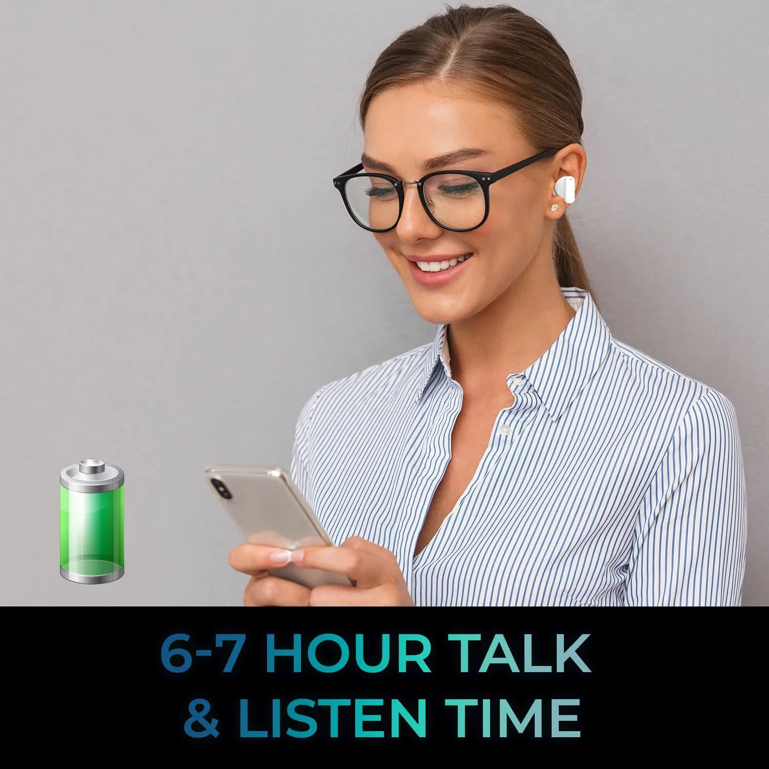 Xtream T2 Bluetooth Wireless Earbuds with ANC and Built-in Microphone