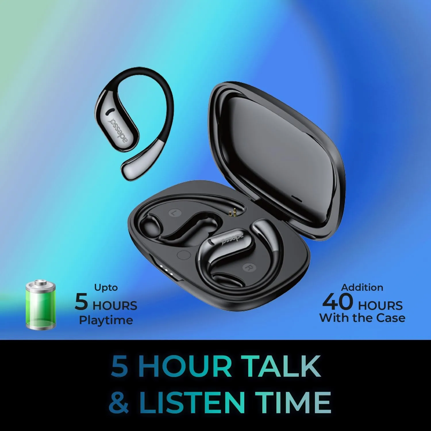 Xtream T5 Open-Ear Bluetooth Water Resistant Earbuds