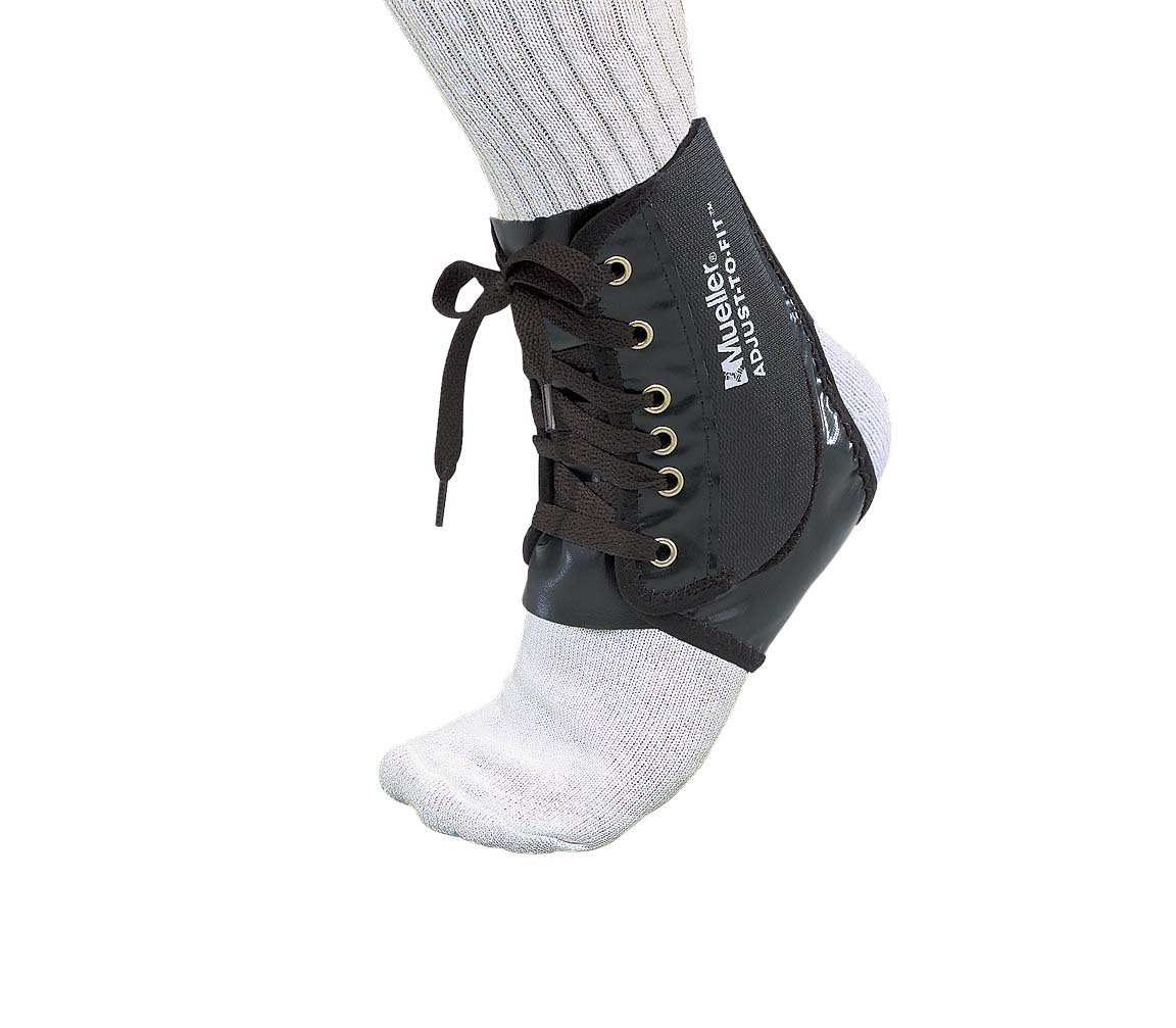 ADJUST-TO-FIT ANKLE BRACE BLACK OSFM