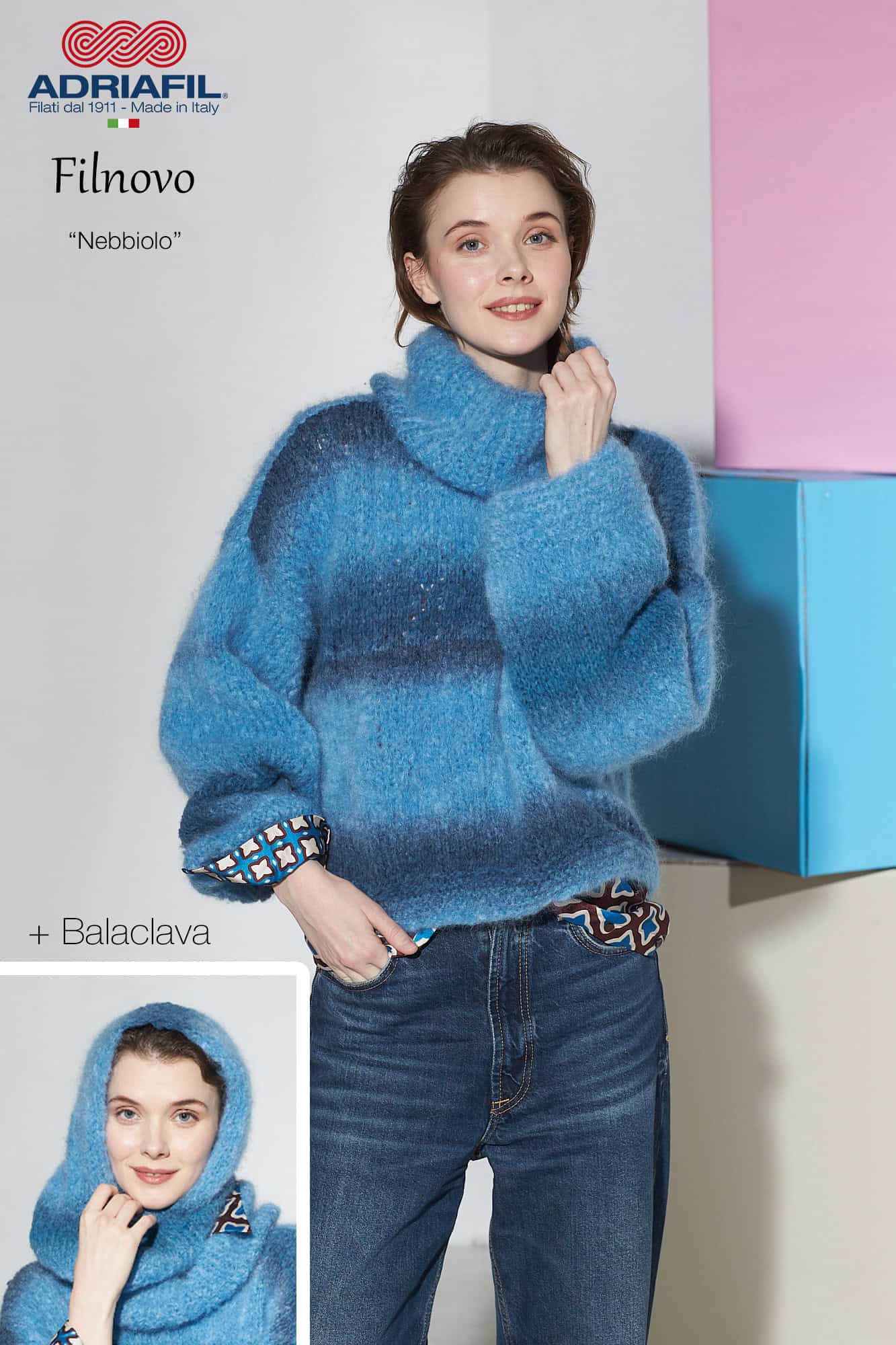 SCHEDA MAGLIA FILNOVO – Pullover e balaclava Nebbiolo SCHEDA MAGLIA FILNOVO – Pullover e balaclava Nebbiolo