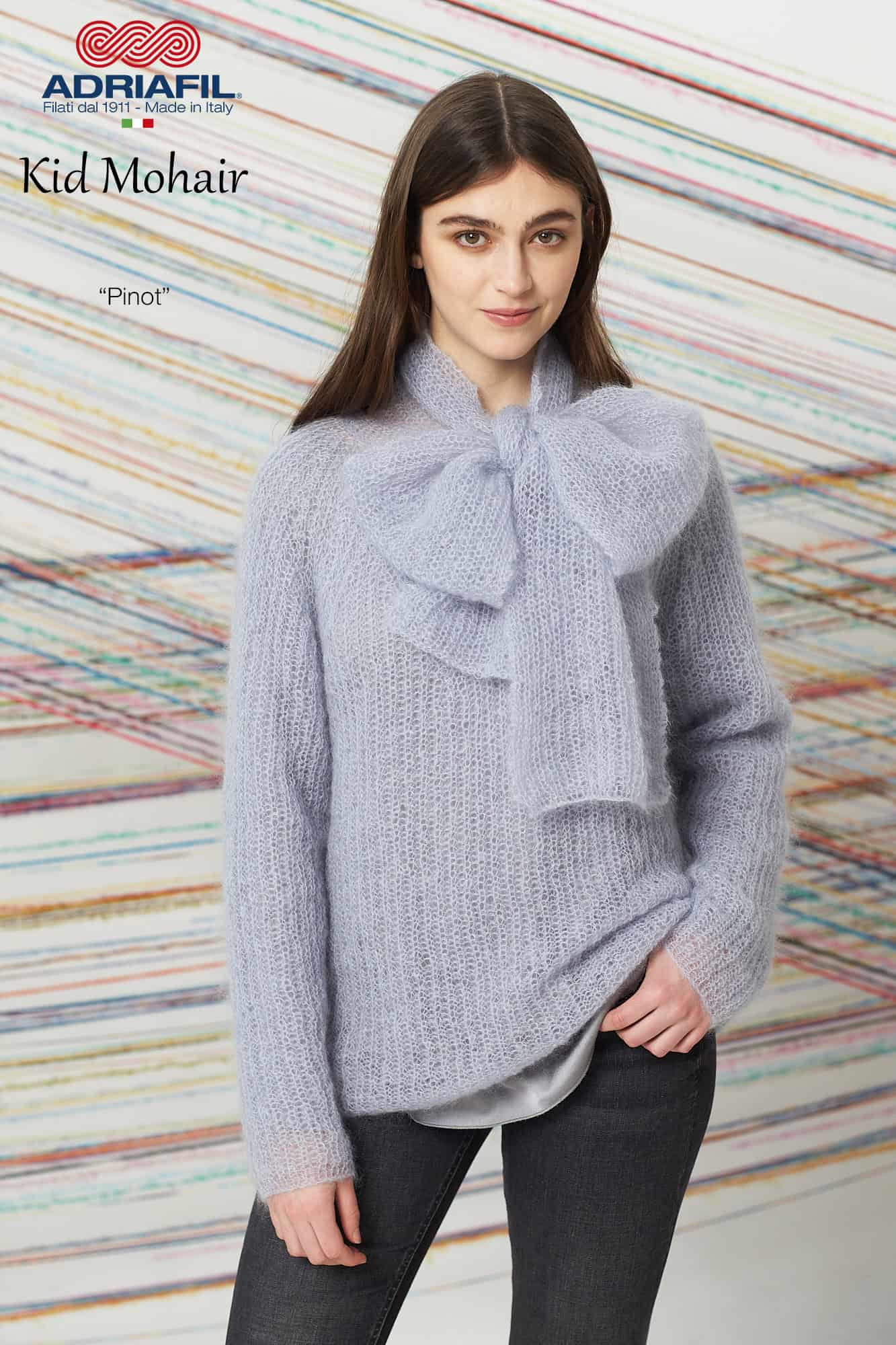 SCHEDA MAGLIA KID MOHAIR – Pullover Pinot SCHEDA MAGLIA KID MOHAIR – Pullover Pinot