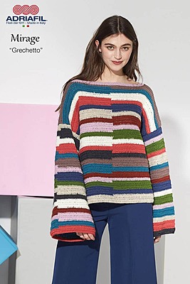 SCHEDA MAGLIA MIRAGE – Pullover uncinetto Grechetto SCHEDA MAGLIA MIRAGE – Pullover uncinetto Grechetto