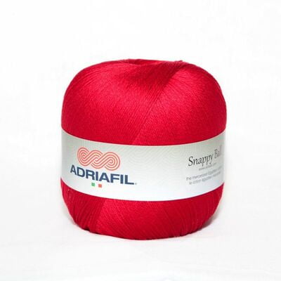 Snappy Ball Gomitolo di Cotone Conveniente Col. 90 Rosso