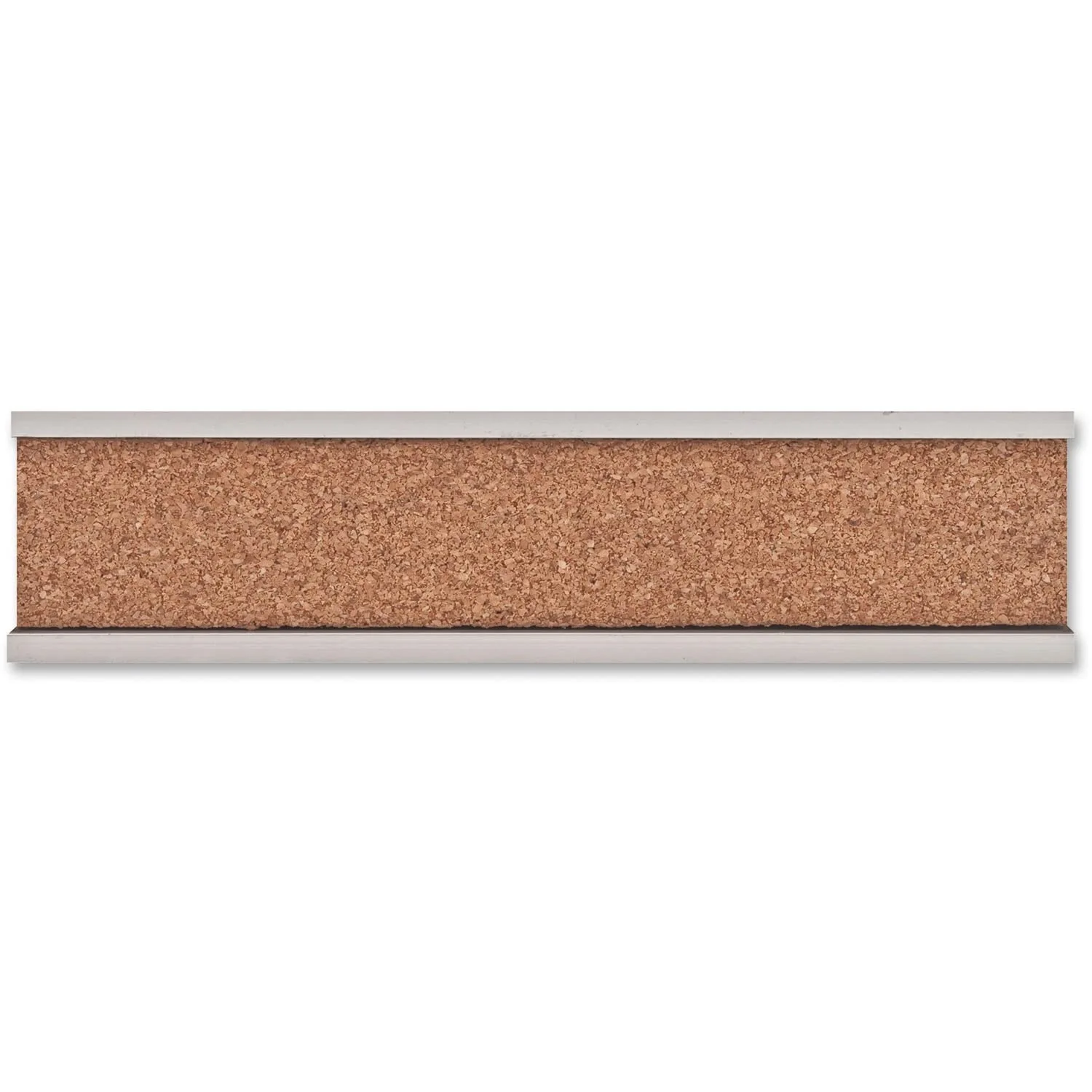 Advantus 2026 Cork Map Rail, 1 in x 96 in, Satin Aluminum