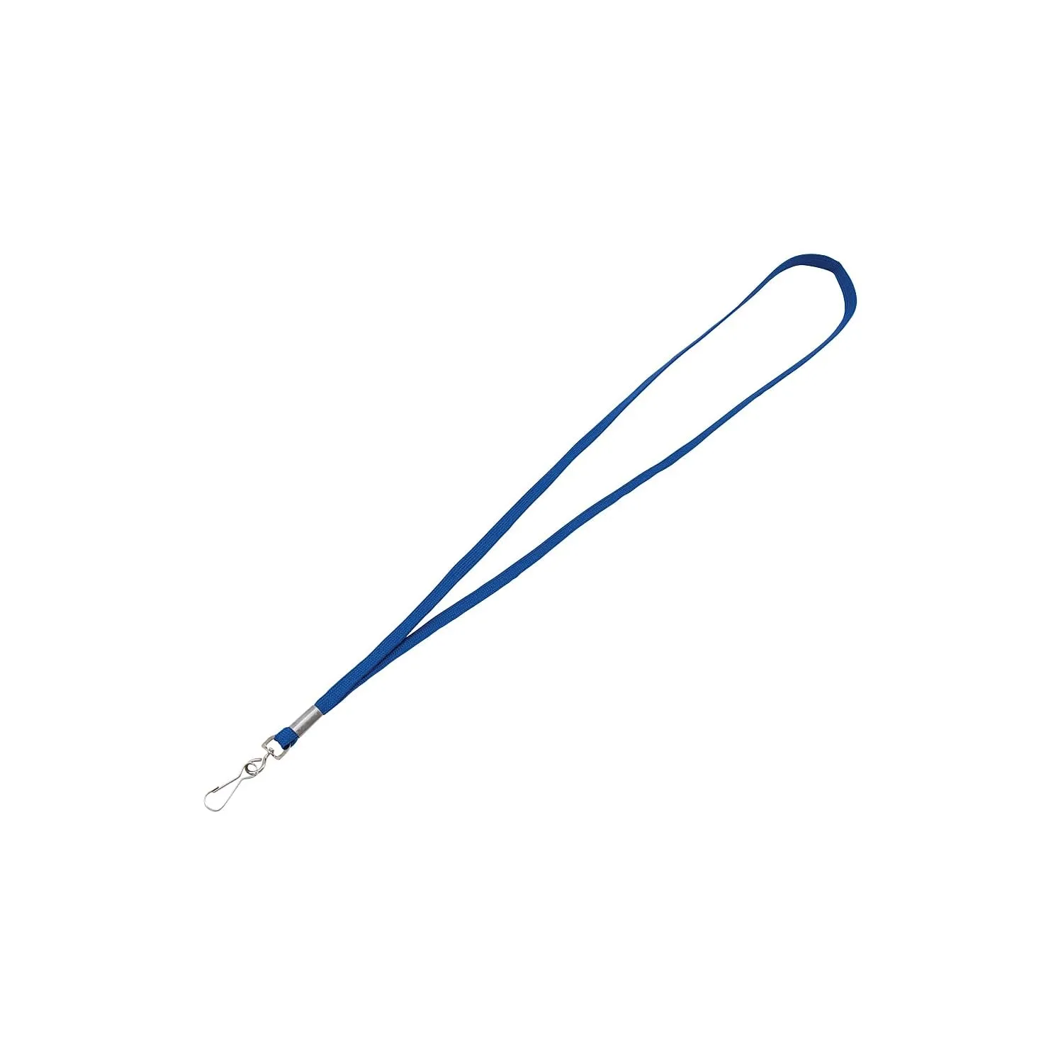 Advantus Metal Clasp Lanyard - 36in Blue - 100/Box