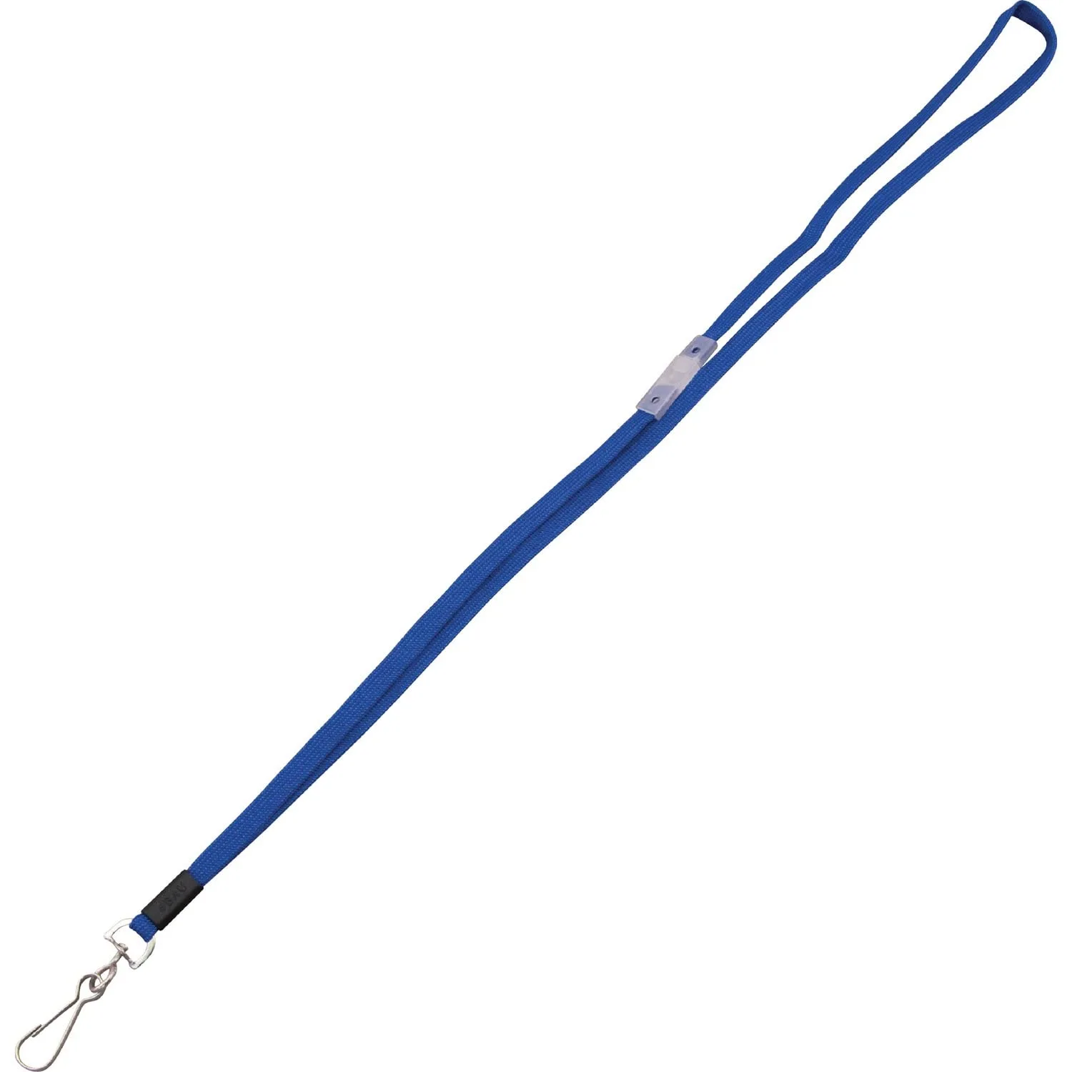 Advantus Metal Clasp Flat Breakaway Lanyard - 36in - Blue (24/Box)