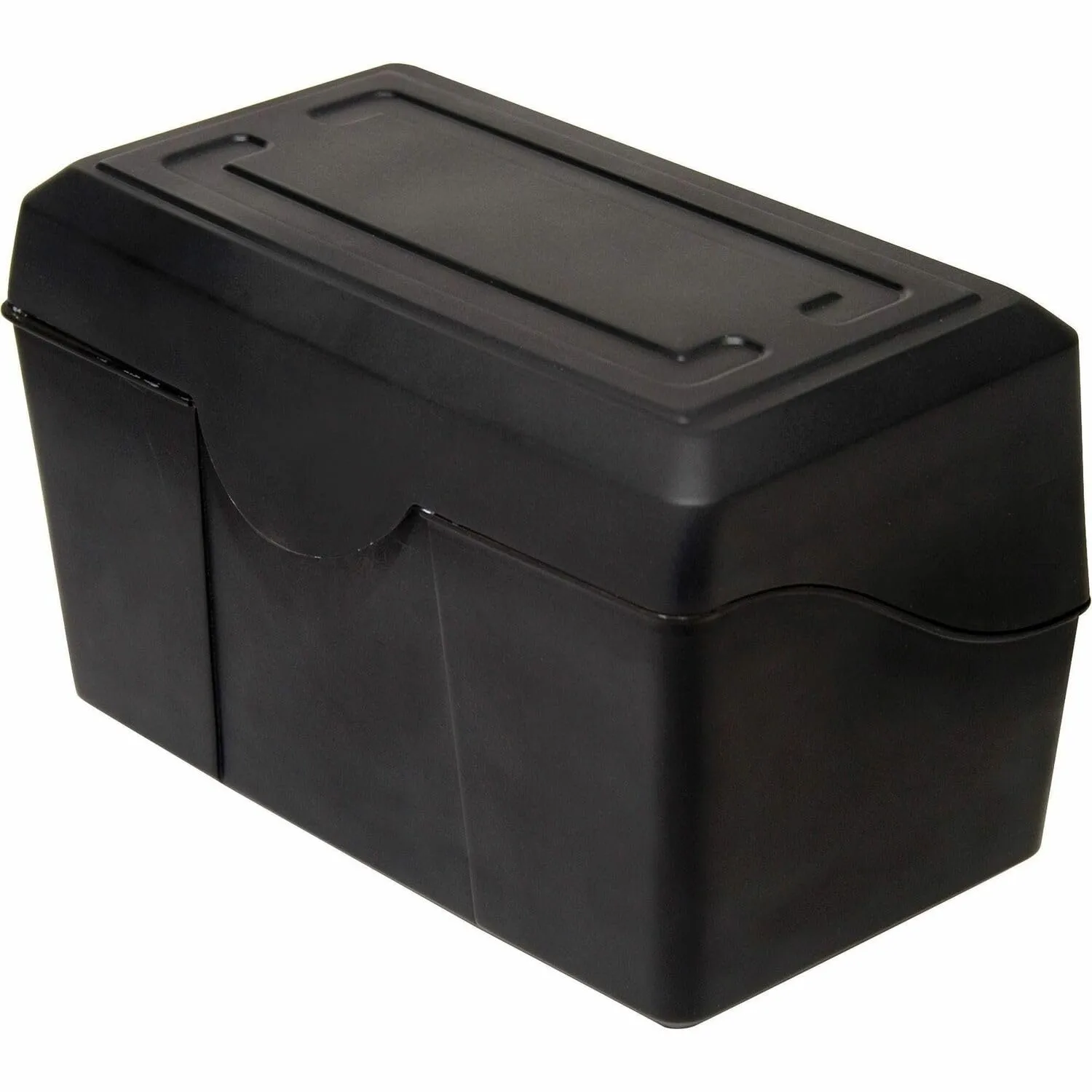 Advantus Index Card Holder Plastic File, 300-Card, Stackable