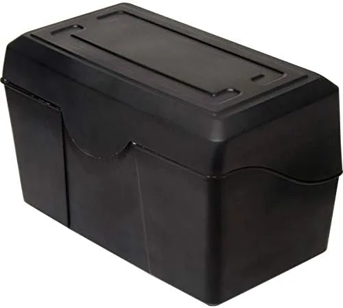 Advantus Index Card Holder Plastic File, 300-Card, Stackable