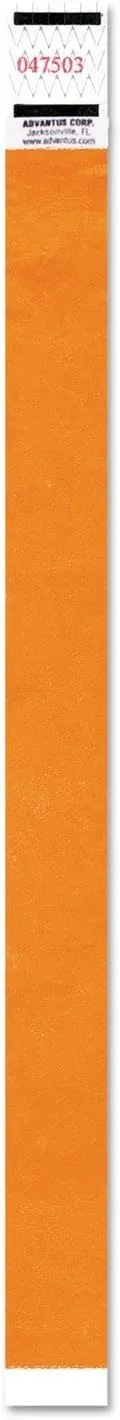 ADVANTUS Tyvek Crowd Management Wristbands, Sequentially Numbered