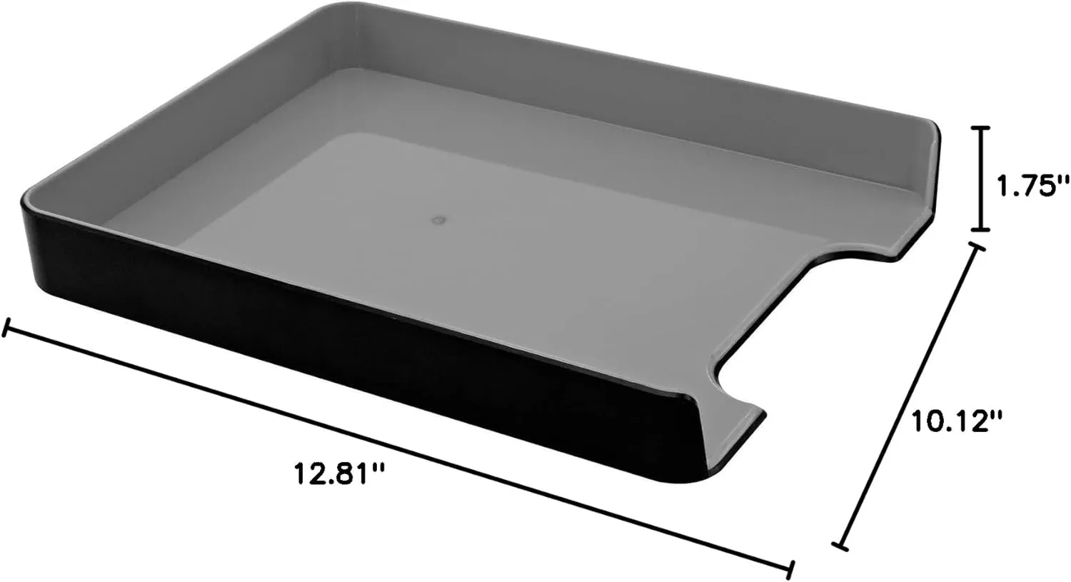 ADVANTUS Fusion Plastic Letter Tray