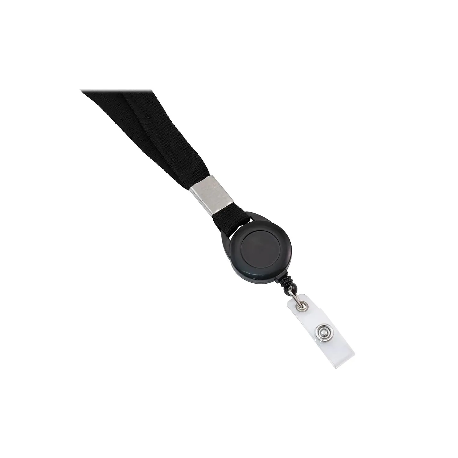 Advantus Retractable Badge Reel with 36in Woven Lanyard, 12-Pack