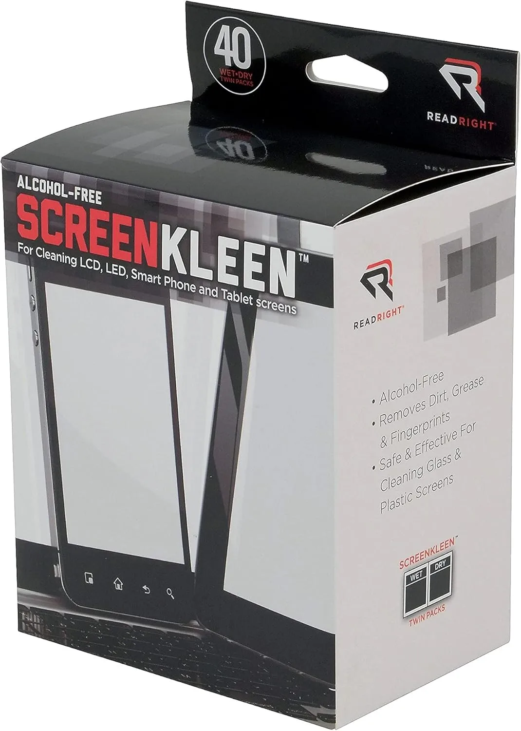Advantus Screen Kleen Cleaning Wipes, Pack of 40