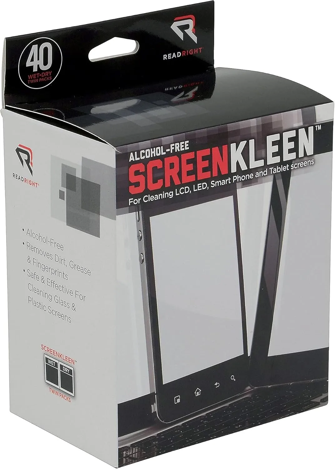 Advantus Screen Kleen Cleaning Wipes, Pack of 40