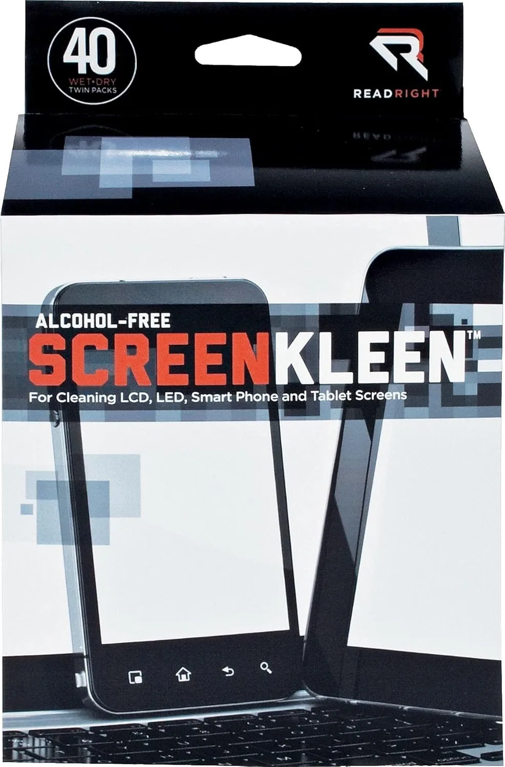Advantus Screen Kleen Cleaning Wipes, Pack of 40