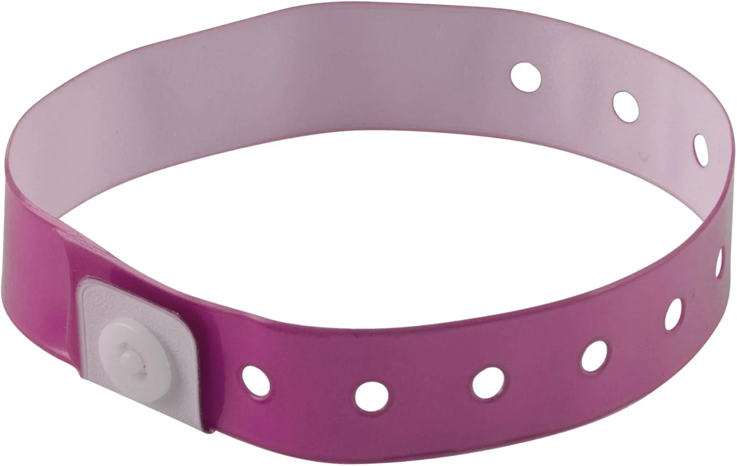 Advantus Vinyl Wristbands, Purple, 100/Pack